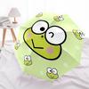 1pc Automatic Opening Umbrella with Frog Face Design - Portable Folding Design, 8-Bone Iron Frame, Outdoor Use, Perfect Gift for Fans, Travelers, Dail