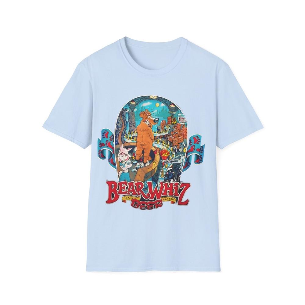 Soft Cotton T-Shirt. Bear Whiz Beer Unisex T-Shirt S