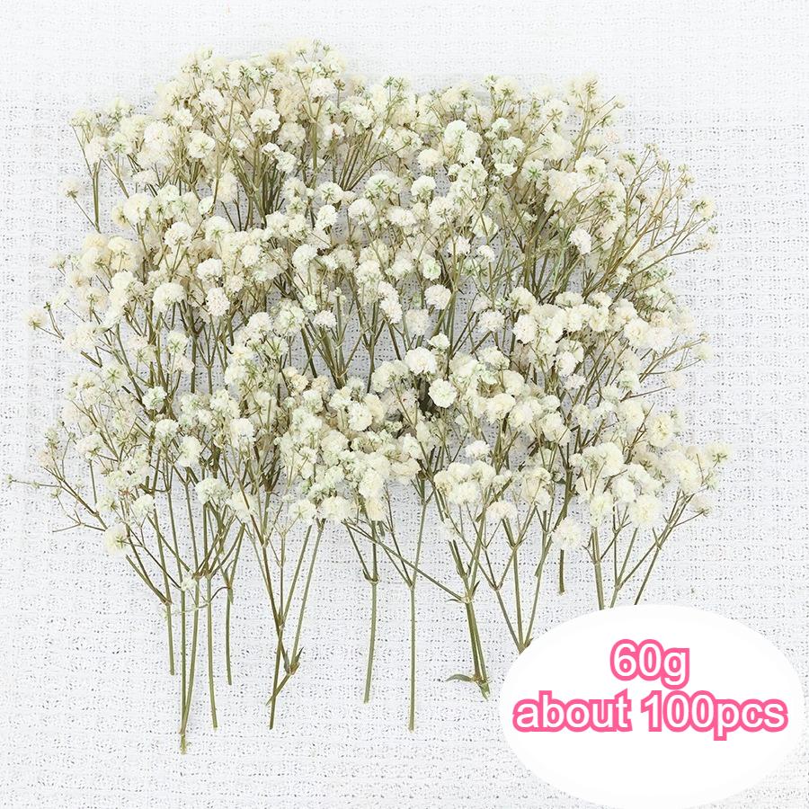 60g Elegant White Artificial Flowers - for DIY Home Decor, Vase Fillers, Weddings, Parties & Card Crafting - Flower Decorations