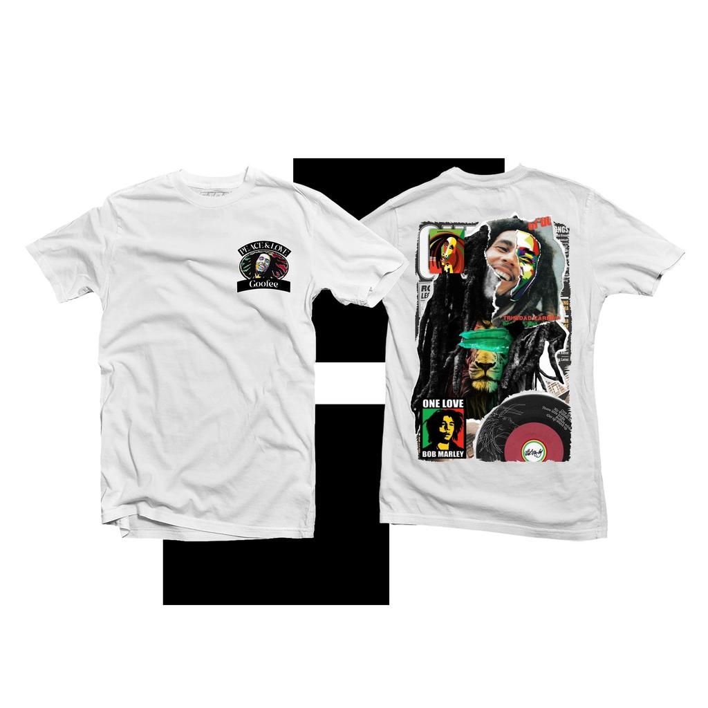 Harajuku Rap Singer Bob Marley Tshirt Fashion Print Tshirt Street Hip Hop Punk Top Vintage Tshirt Summer Clothing Unisex