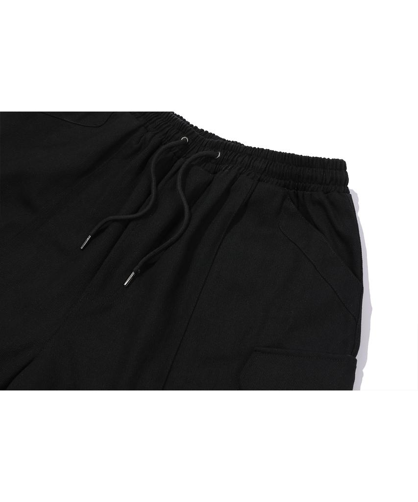 CPGN STUDIO Assassin Wide 3D Cargo Pants Black