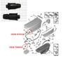 2pcs Rear Trunk Bonnet Rubber Pier Adjustable Stop Bonnet Buffer Block 8733AR 7908Y6 For Peugeot 508 Tail Gate Block Limit