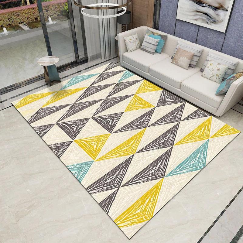 Nordic Living Room Carpet Sofa Coffee Table Bedroom Bedside Carpet Entrance Door Mat