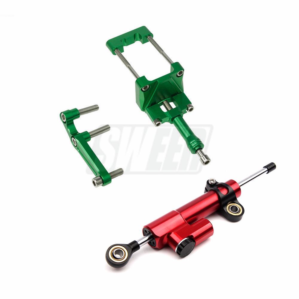 For Kawasaki Ninja300 Motorcycle Steering Stabilize Damper Bracket Mounting Kit Motorcycle Accessories CNC