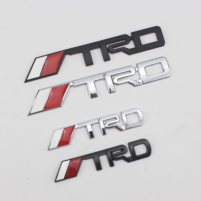 TRD 3D Metal Car Emblem Sticker for Body Modification