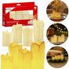 Zestaw Świec Led Z Imitacją Wosku 4 Szt. Kremowe Vergionic