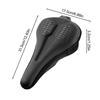 Bicycle Seat Cover Silicone Waterproof Saddle Anti-Slip Pad Bike Seat Pad For Outdoor Cycling Travelling Adventure Commuting