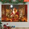 1Pcs Christmas Theme Event Pattern Decoration Background Winter Backdrop Decorations For Photo Studio Photo Booth Party
