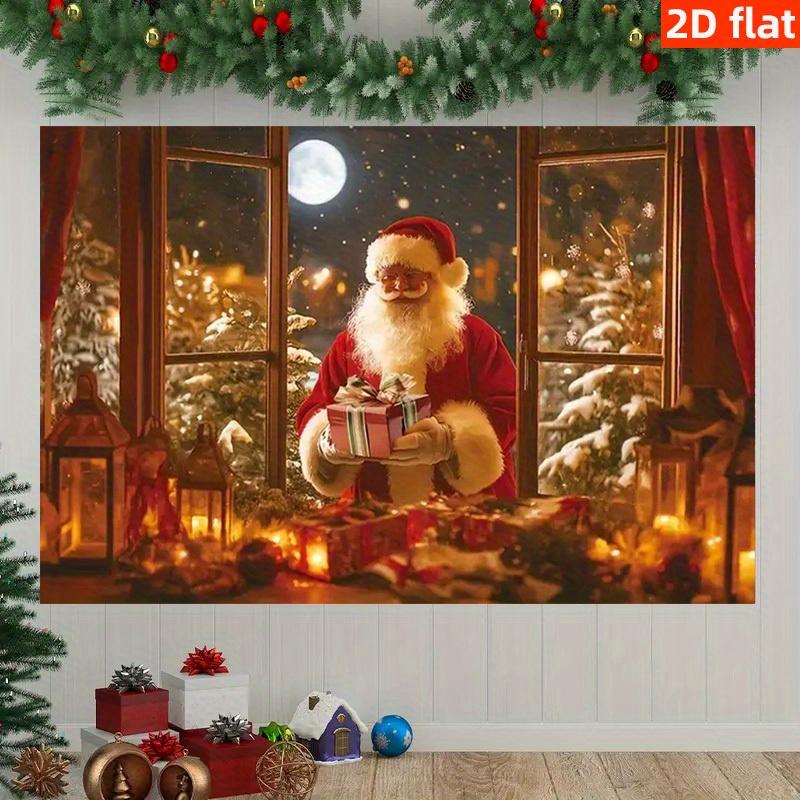 1Pcs Christmas Theme Event Pattern Decoration Background Winter Backdrop Decorations For Photo Studio Photo Booth Party