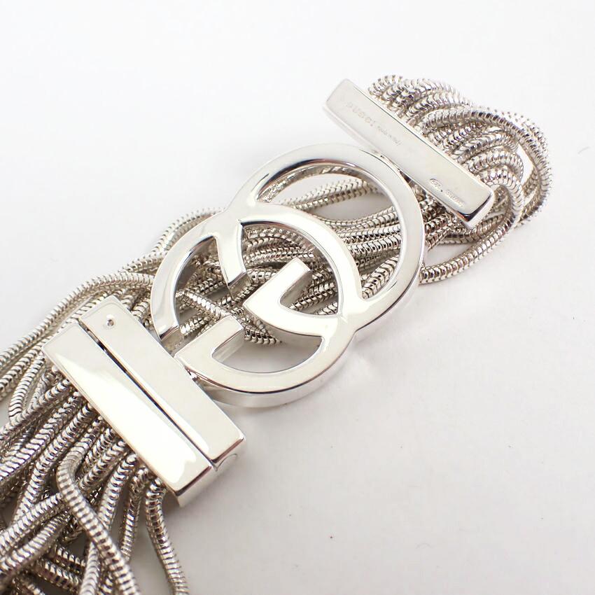 [Pre-owned] GUCCI 925 Interlocking G Bracelet/j60-1