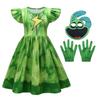 Vestito per Bambina Vestito per Gioco di Ruolo Vestito a Linea A da Bambina Vestito per Feste Vestito per Travestimento