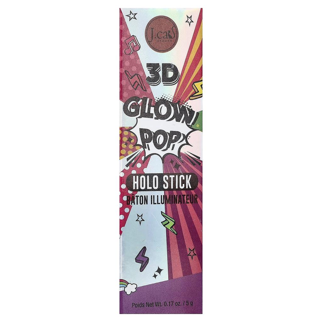 J.Cat Beauty, 3D Glow Pop, Holo Stick, GPS104 Hypnotize Ray, 5g (0.17oz)