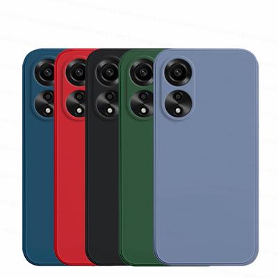 Pouzdro pro OPPO A78 4G Kryt OPPO A78 4G TPU nárazuvzdorný tekutý silikonový ochranný zadní kryt pro telefon OPPO A78 4G