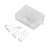 300Pcs Clear Crystal Rhinestone Head Pins Straight Shank Floral Wedding Pins  Bouquet Decoration
