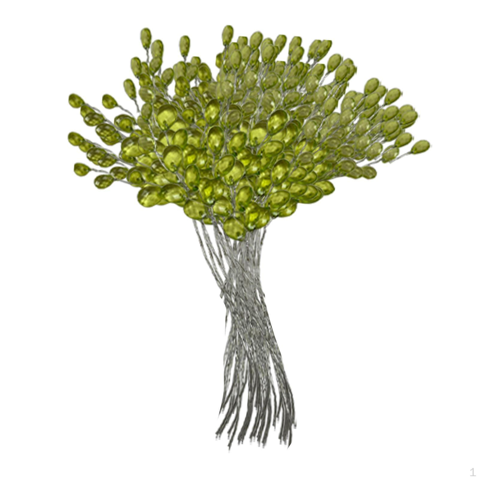 

30 шт. Акриловые бусины Цветочные ветки Имитация капель Цветочные украшения