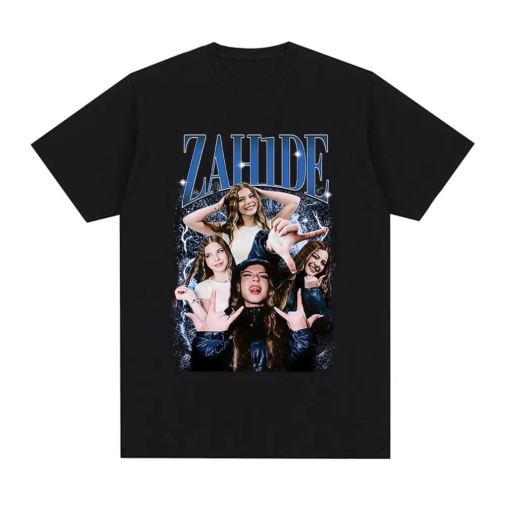 

Zahide Merch Graphic Print T-shirt Men Fashion Hip Hop T Shirts Cotton Casual Oversized Short Sleeve T-shirts Streetwear Tops... S разноцветный