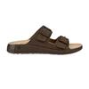 Ecco Herren Cozmo Leder Flache Sandalen