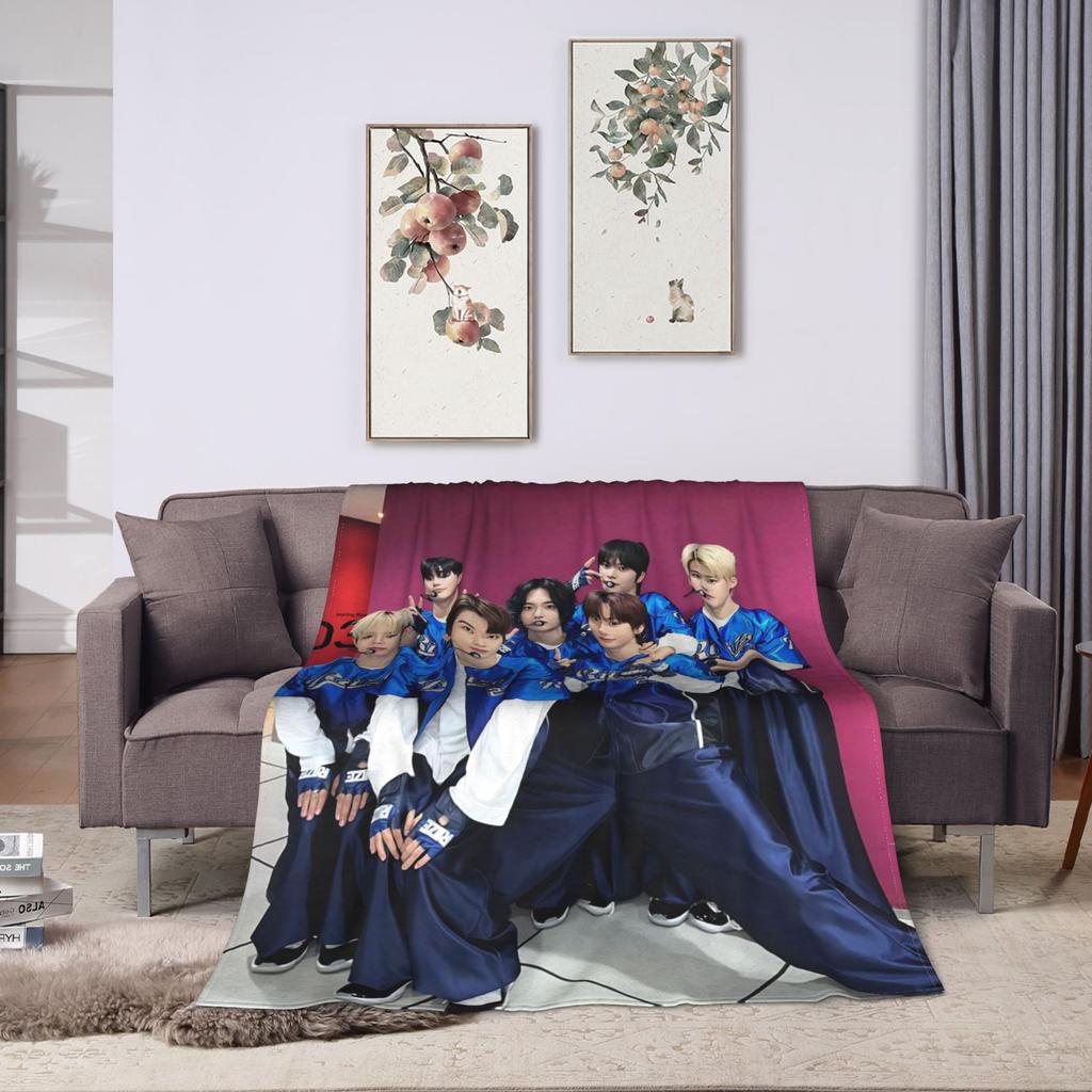 RIIZING SOHEE Riize KPOP Warm Soft Blanket  Decorative Plush Bedding Throws Fluffy Home Decor Flannel Bedspread Sofa Bed Cover