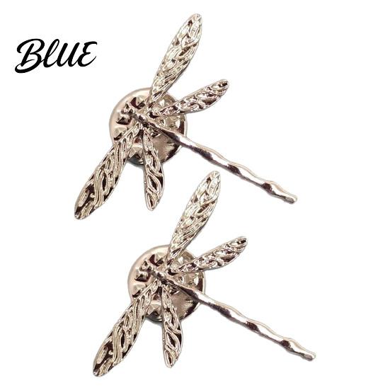 Leichte Brosche 1/2 Stück Damen Anstecker Libellen-Design Dekoratives Revers Anzug