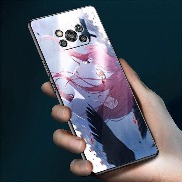 Husă Pentru Xiaomi Mi Poco X3 NFC X4 Pro F3 M3 C40 F4 GT M5 M4 F1 11 Lite 11T 10T 9T Husă de Telefon din Silicon Chainsaw Man Anime Makima