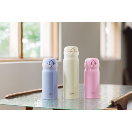 Thermos Water Bottle Vacuum Insulated Mobile Mug 350ml Light Pink JNL-354 LP