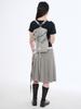 Salbol 502 Lip Light String Backpack [Gray]