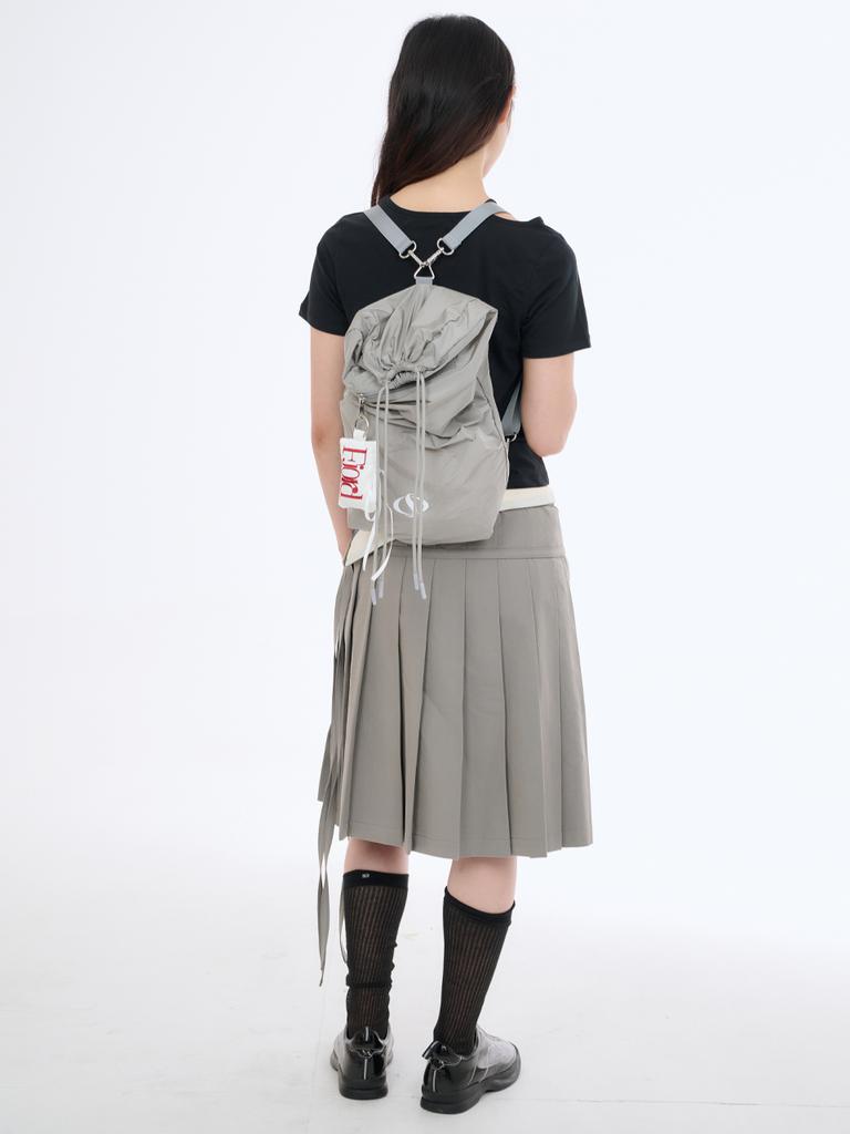 Salbol 502 Lip Light String Backpack [Gray]