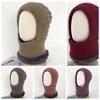 Windproof Fleece Balaclava Hat Warmer Winter Pullover Cap Gift for Mom Hooded Neck Cap  Women
