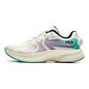 FILA Athletics Energy Comfortable Fabric Low-Top Running Shoes Women sneaker Beige Purple Green A12W241110FMM