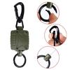 Retractable Key Chain Key Holder Reel with Carabiner 23'' Steel Retractable Cord