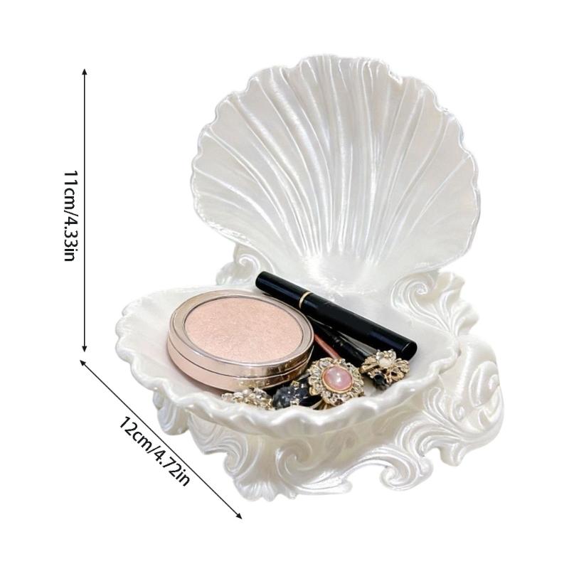 Artistic Waved Designs Jewelry Holder Bowl Decorative Storage Tray Ideal For Storing Makeup And Tiny Items