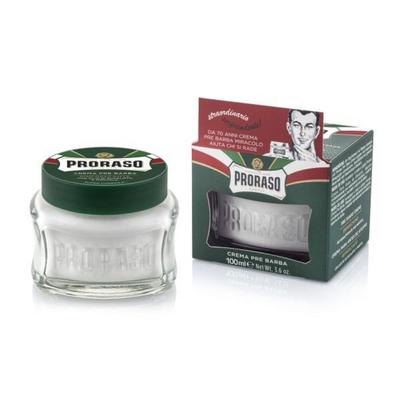 Proraso Tıraş Kremi Hassas Proraso Erkekler İçin Tıraş Öncesi Bakım Canlandırıcı ve Tonlayıcı Menthol ve Okaliptüs Yağları ile 3.6 oz.