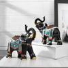 1Pcs Elephant Resin Home Decoration Right or Left Home Decor Figurines Art Crafts for Home