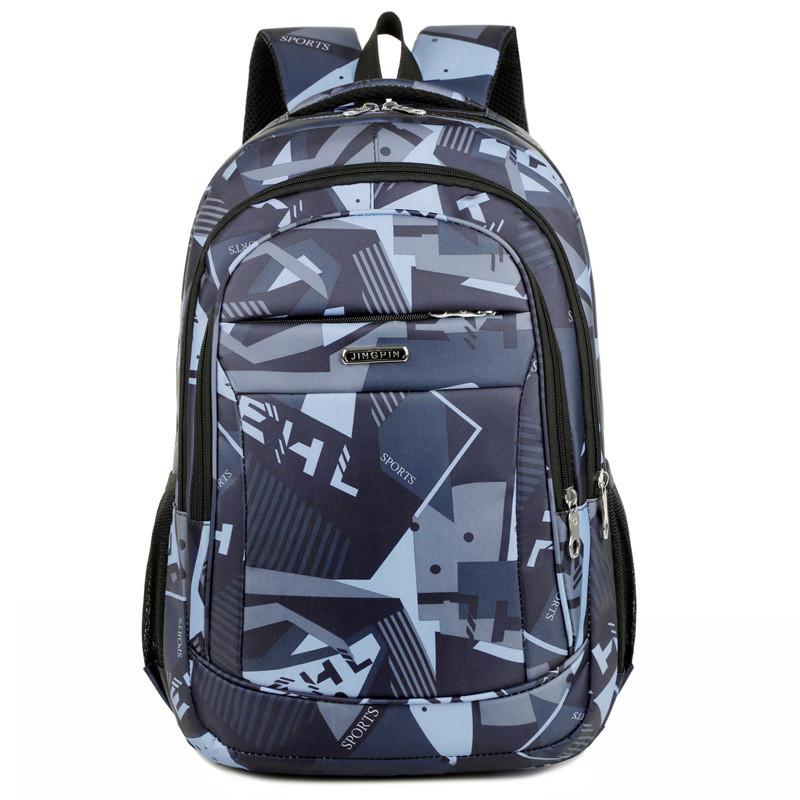 Backpack Waterproof Laptop Oxford Material Spine Support For Students Commute