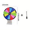 Tabletop Prize Turn Plate Wheel Prize Game Turn Plate Lucky Draws Rotating Wheel for Party Gatherings Carnivals