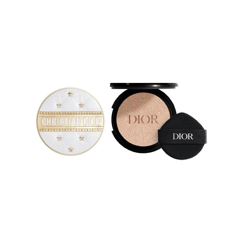DIOR Lucky Star Limited Glossy/Matte Lock Cushion Natural Silky Cream Skin Boosting Color Glossy Cushion #0,5 N Neutral белый
