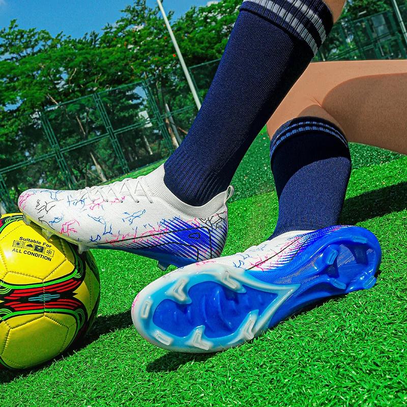 Hot Sales Men Women Football Shoes Professional Original 5-a-side Football Shoes Field Matches High-quality Youth Training Shoes