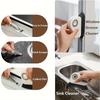 2-In-1 Window Crevice Cleaning Tool, Household Cleaning Tool Wipe, Window Groove Blind Spot Brush