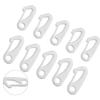Clips Hook Clips Garden Nylon Injection Molding Plastic Flag Button White Curtains Flagpole Accessories Anti-UV