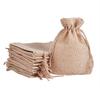 20Pcs Linen Drawstring Bag Jewelry Gift Bag Jewelry Pouch Snack Storage Bag MA