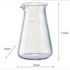 HARIO Conical SAKE Pitcher Crafts Science Practical Capacity 200ml Beaker Server with Measuring Memory Transparent Heat Resistant Glass Made in Japan