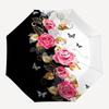 1pc Floral Butterfly Design Umbrella with Plastic Handle,Suitable for All Seasons Umbrellaptys26023