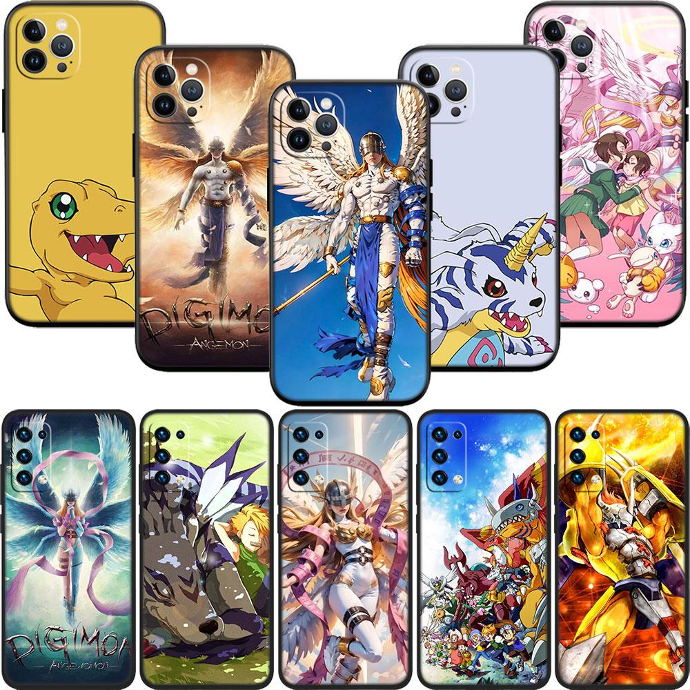 CJ30 D-Digimons Soft Shell Phone Case for Redmi Note 13 14 Pro+ Plus A3 A3X 13X 13C 13R 14S 14C 14R