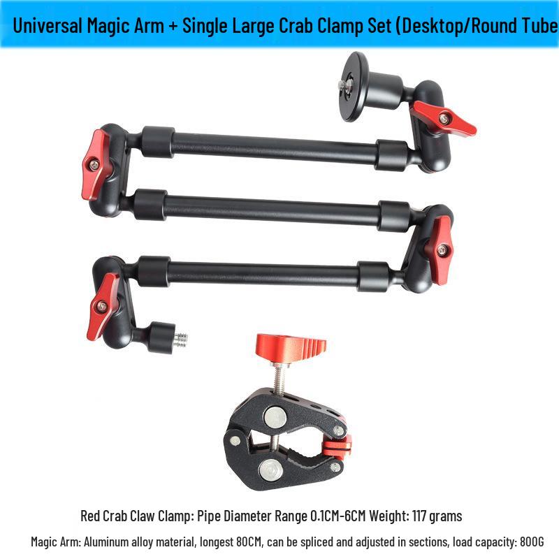 Universal Multi-functional Mobile Streaming Arm with Mic Holder and Fill Light Bracket