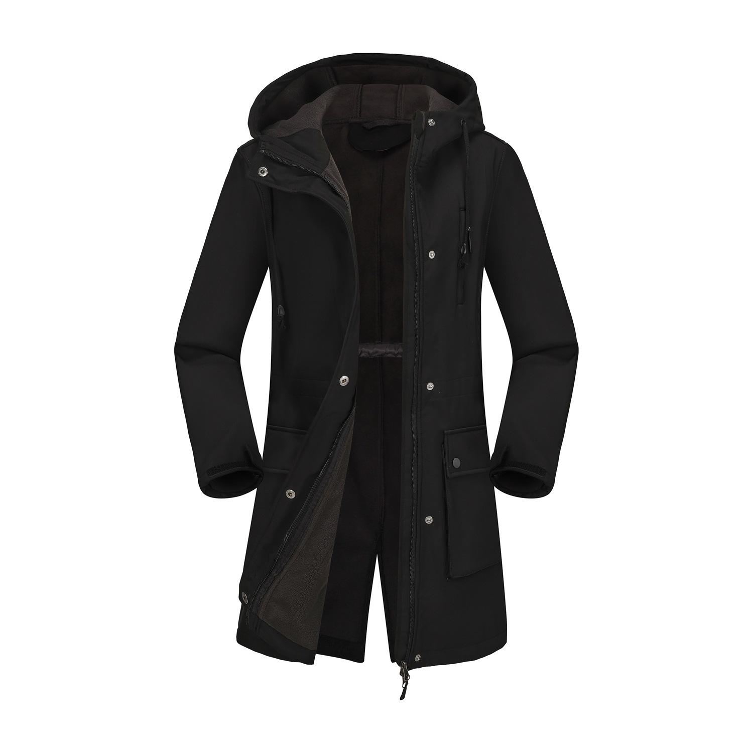 Women`s Waterproof Hooded Rain Jacket Casual