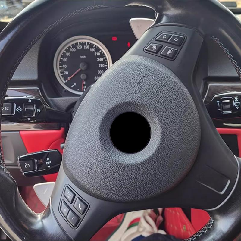 For BMW 3 4 5 6 7 Series X1X3X5X6 Car Turn Signal Wiper Lever Switch Cover Carbon Steering Steering Wheel Headlight Switch Trim