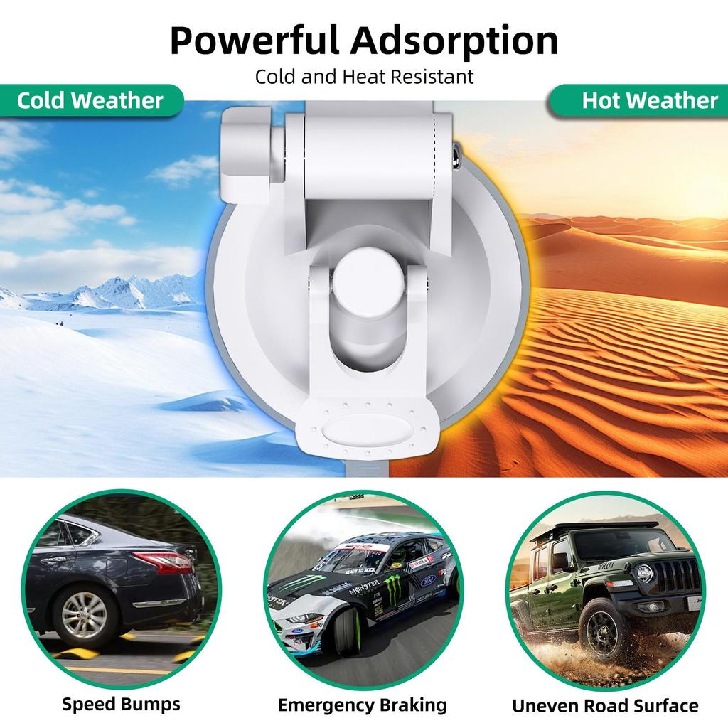LinkooStar StarLink Car Roof Suction Cup Holder, Starmini ABS Plastic