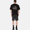 Evisu Straight Fit T Shirt Men's Black Gift Recommendation 2ESGNM1TS566BZ