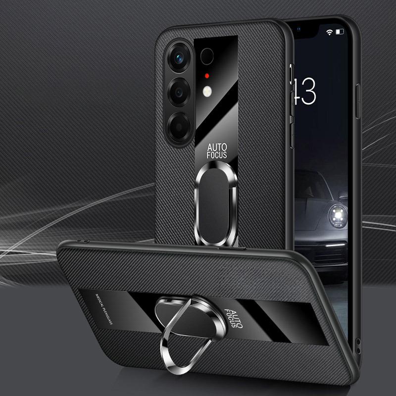 For Tecno Camon 50 Ultra Case Business Magnetic Ring Holder Shockproof sheepskin Leather Soft Silicone Fashion for Tecno Camon50 Ultra Back Cover