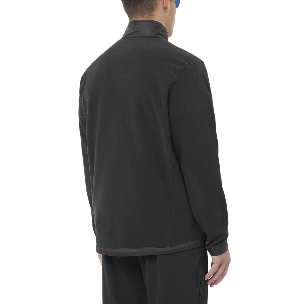 Salomon Chroma Warm Stand Collar Full Zip Mid Layer Fleece Jacket Men Jackets C27449